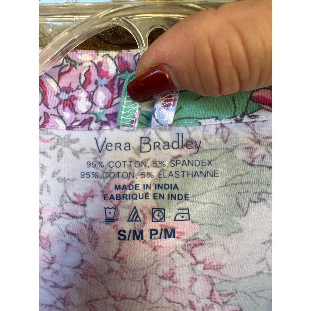 Vera Bradley Hydrangea Robe-Size S/M  P/M - Picture 2 of 6